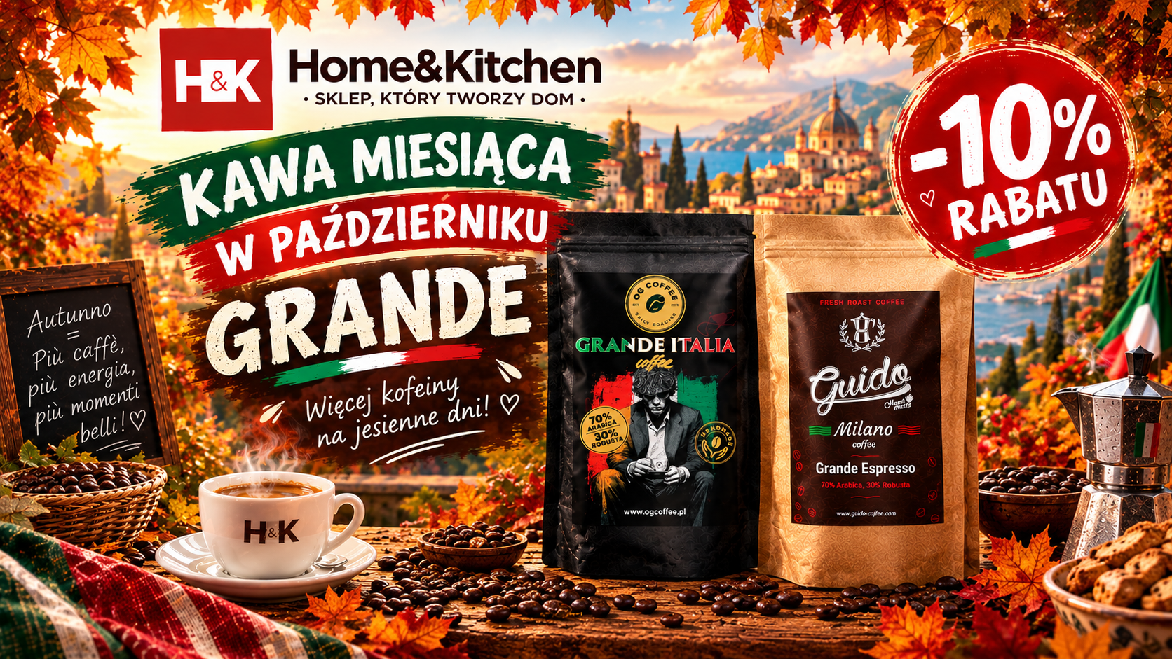 Grande Espresso kawa miesiąca pazdziernik